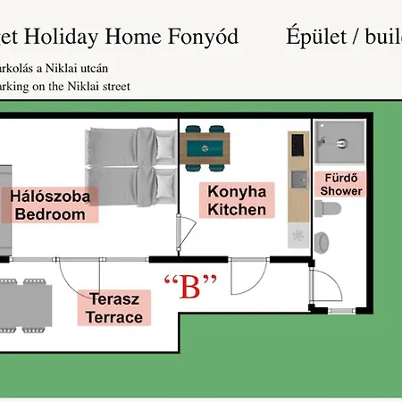 Liget Vakantiehuis Fonyód